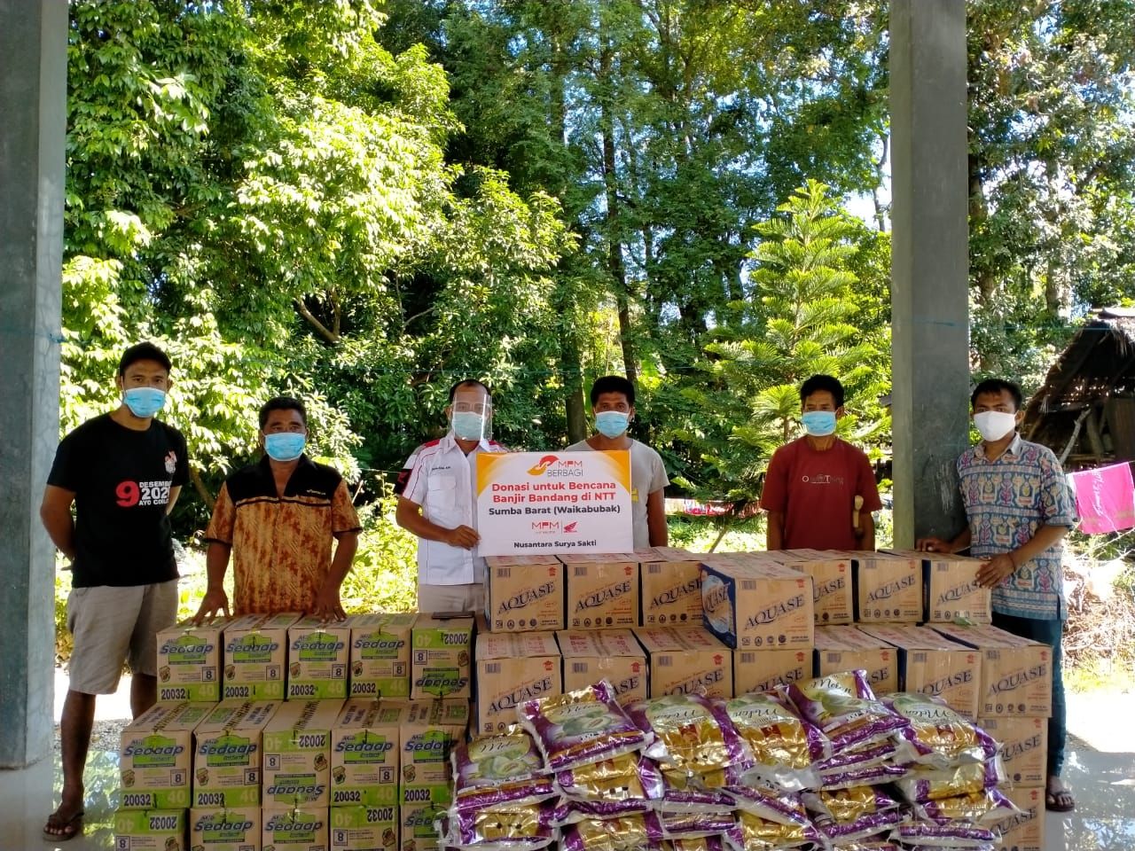 donasi MPM untuk korban banjir ntt