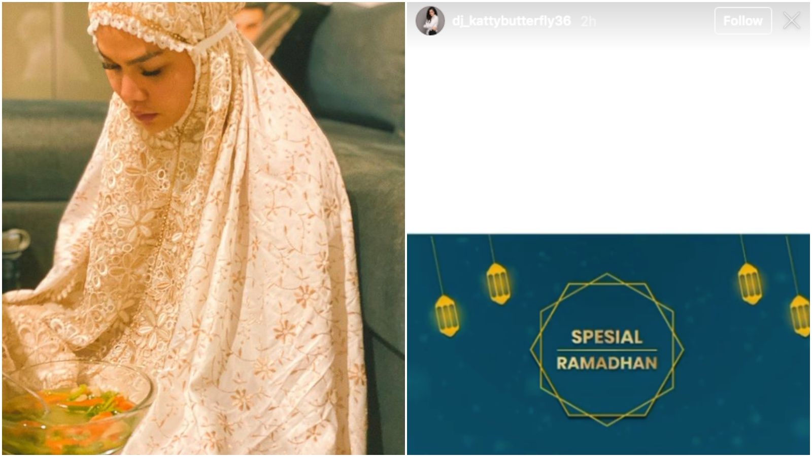DJ Katty Butterfly melaksanakan ibadah Ramadan untuk pertama kali