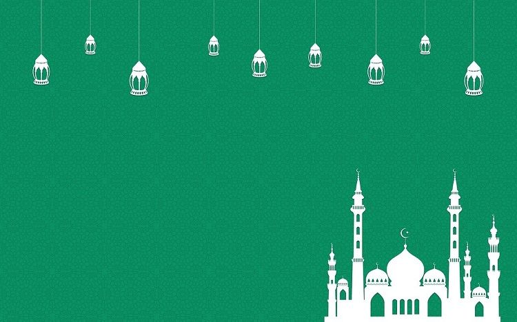background undangan halal bihalal dan reuni