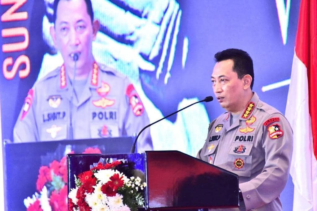 Kapolri Jenderal Polisi Listyo Sigit Prabowo membuka Rapat Kerja Teknis (Rakernis) Badan Intelijen Keamanan (Baintelkam) Polri