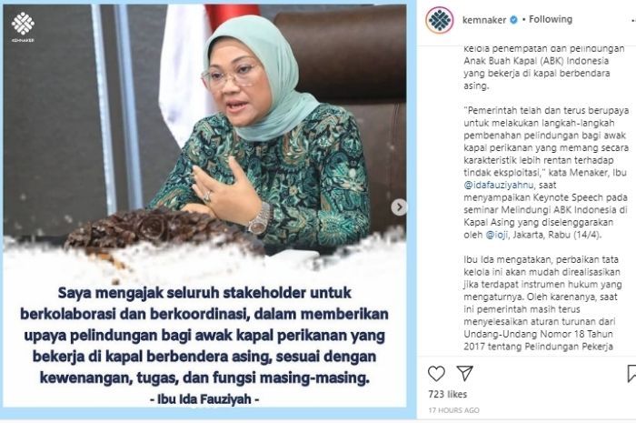 Kementerian Ketenagakerjaan (Kemnaker) akan memberikan perlindungan bagi ABK Perikanan Indonesia yang kerap jadi korban eksploitasi.*