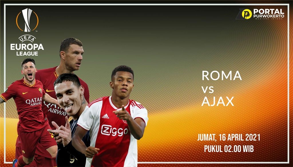Leg kedua perempat final Liga Eropa antara AS Roma vs Ajax
