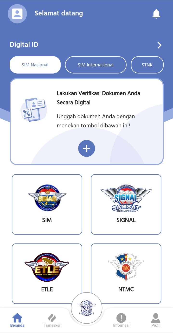 Aplikasi digital korlantas polri