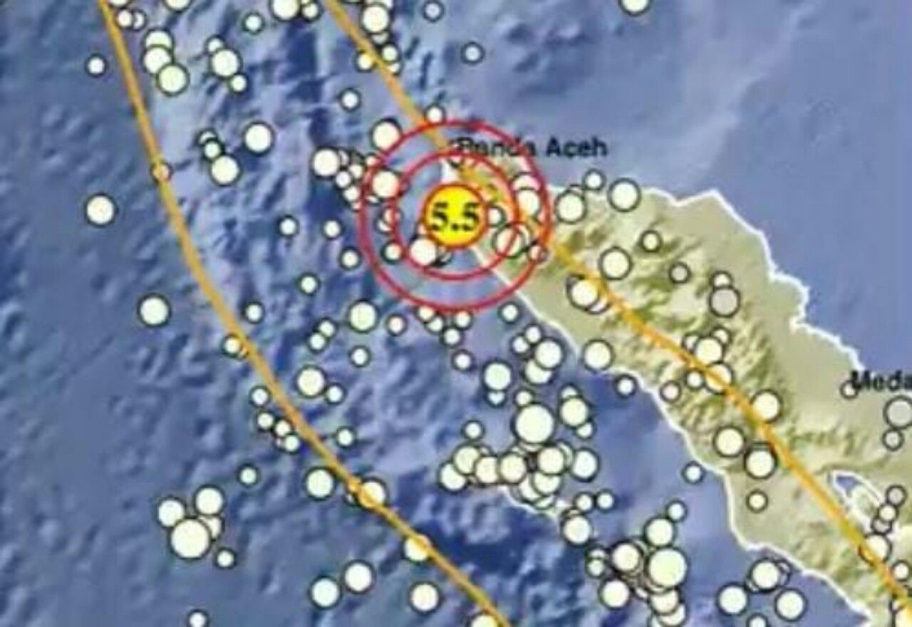 Aceh Diguncang Gempa Magnitudo 5,5, BMKG Sebut Tidak Berpotensi Tsunami ...