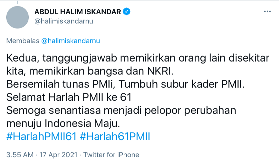 Cuitan Abdul Halim Iskandar.*