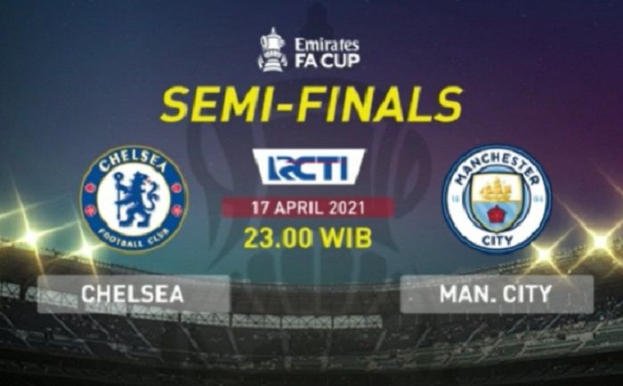 Ilustrasi Chelsea vs Man City.