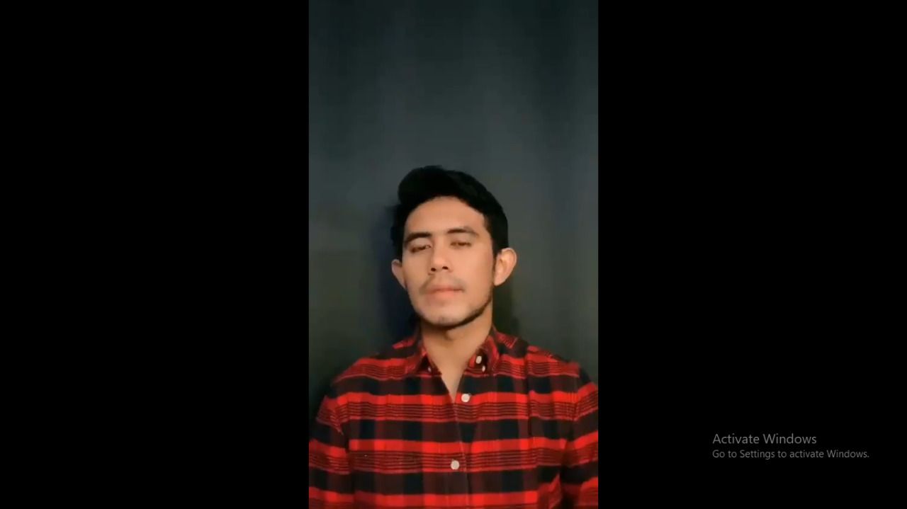 Tangkapan layar video Kevin Samuel meminta maaf lantaran konten tak senonoh yang viral