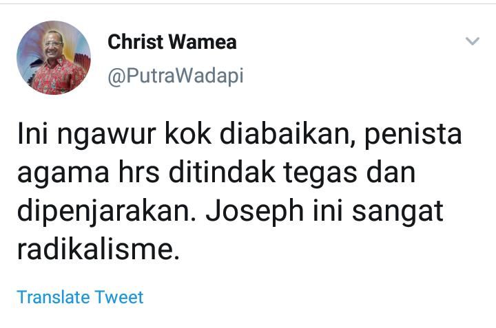 Cuitan Christ Wamea.