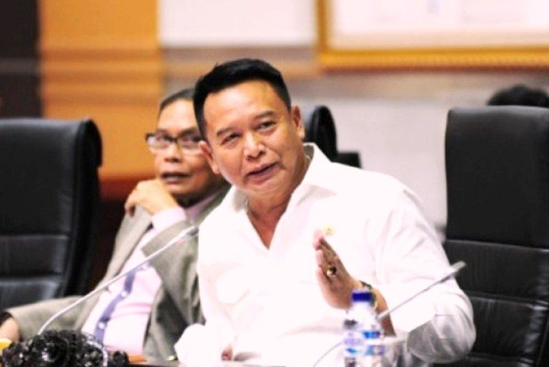 Politisi PDI Perjuangan, TB Hasanuddin merupakan pejabat tinggi negara kelahiran Majalengka