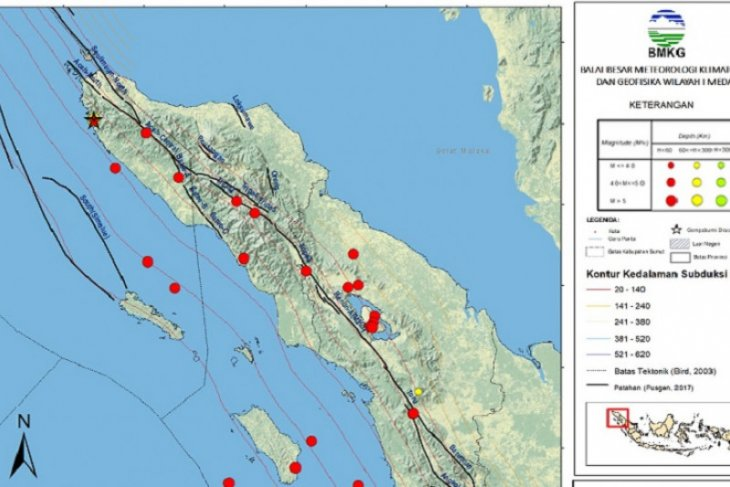 Tercatat 63 Gempa Terjadi di Sumatra dalam Sepekan ...