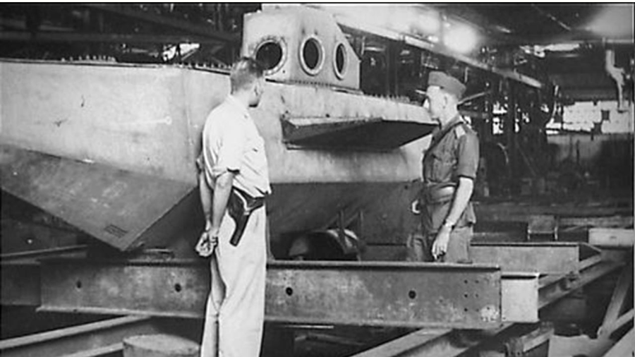 Kapal selam mini Indonesia buatan eks Nazi Jerman, Januari 1949/Nationaal Archief Belanda