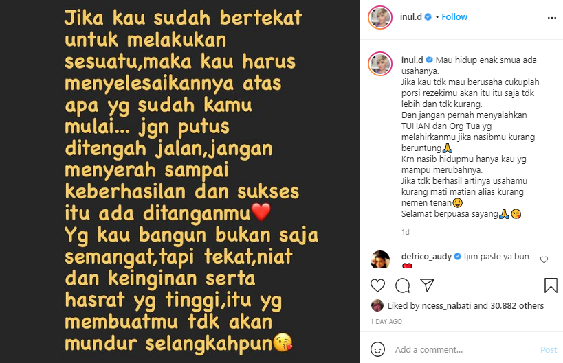 Inul Daratista bagikan cara untuk sukses//