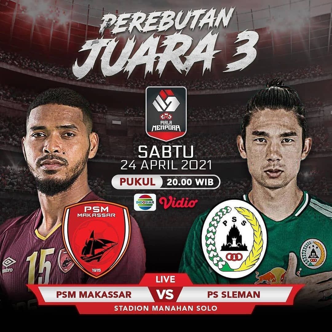 Bentrok PSM vs PSS akan berlangsung di stadion Manahan, Solo, pada Sabtu (24/4) malam kick off pukul 20.00 WIB.