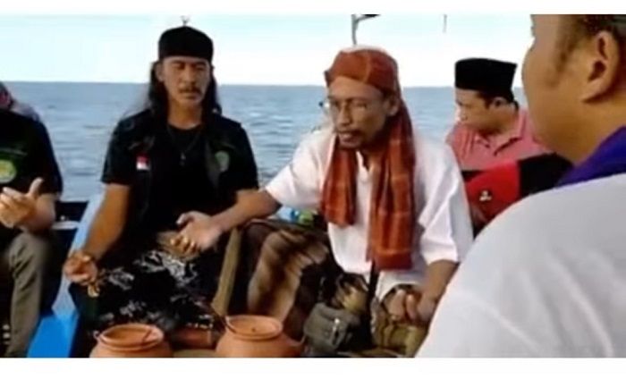 Tangkapan layar, Persatuan dukun Nusantara ikut membantu pencarian kapal selam KRI Nanggala 402
