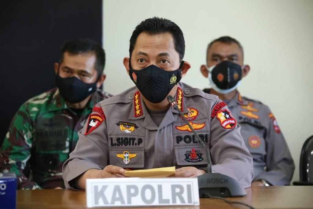 Kerahkan Kekuatan Terbaik, Kapolri Dirikan dua Posko Evakuasi KRI Nanggala 402