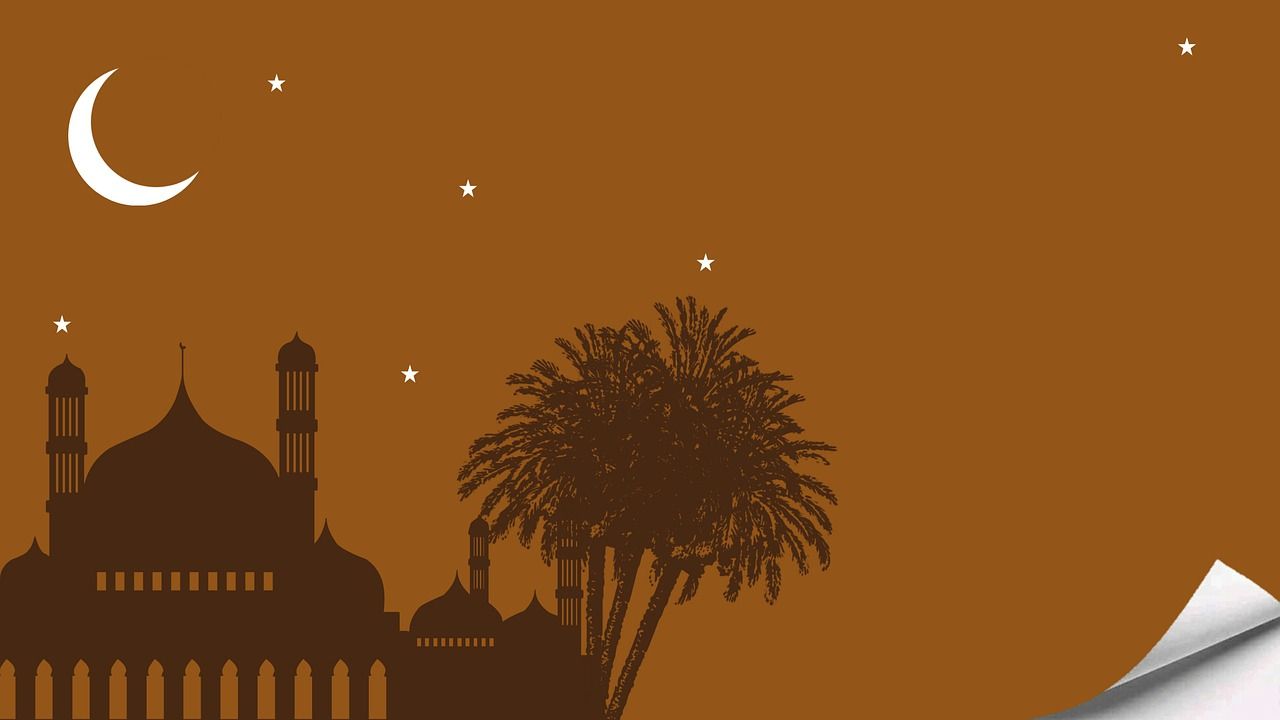 8. Background hari raya Idul Fitri 2021