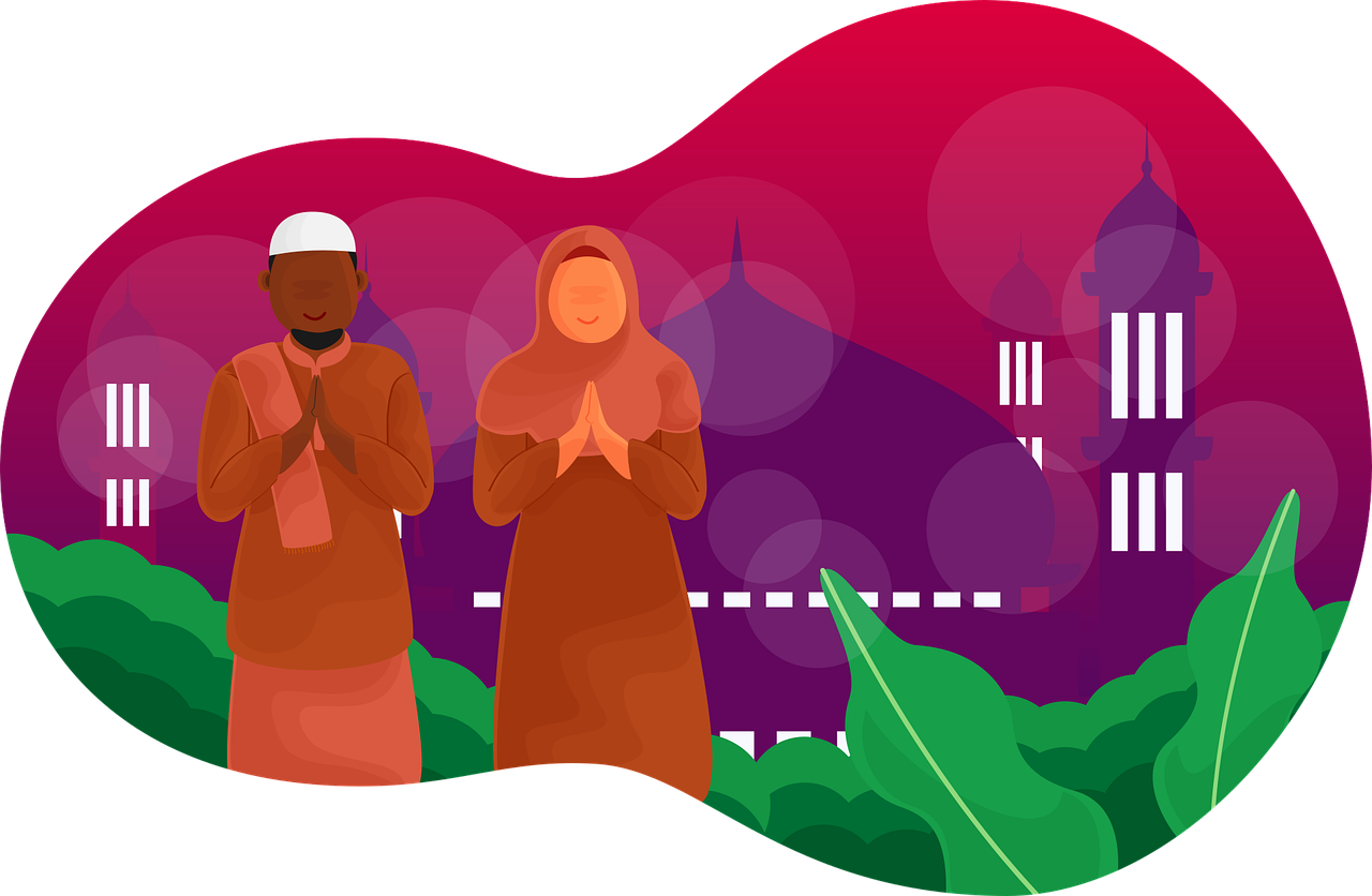 3. Background hari raya Idul Fitri 2021