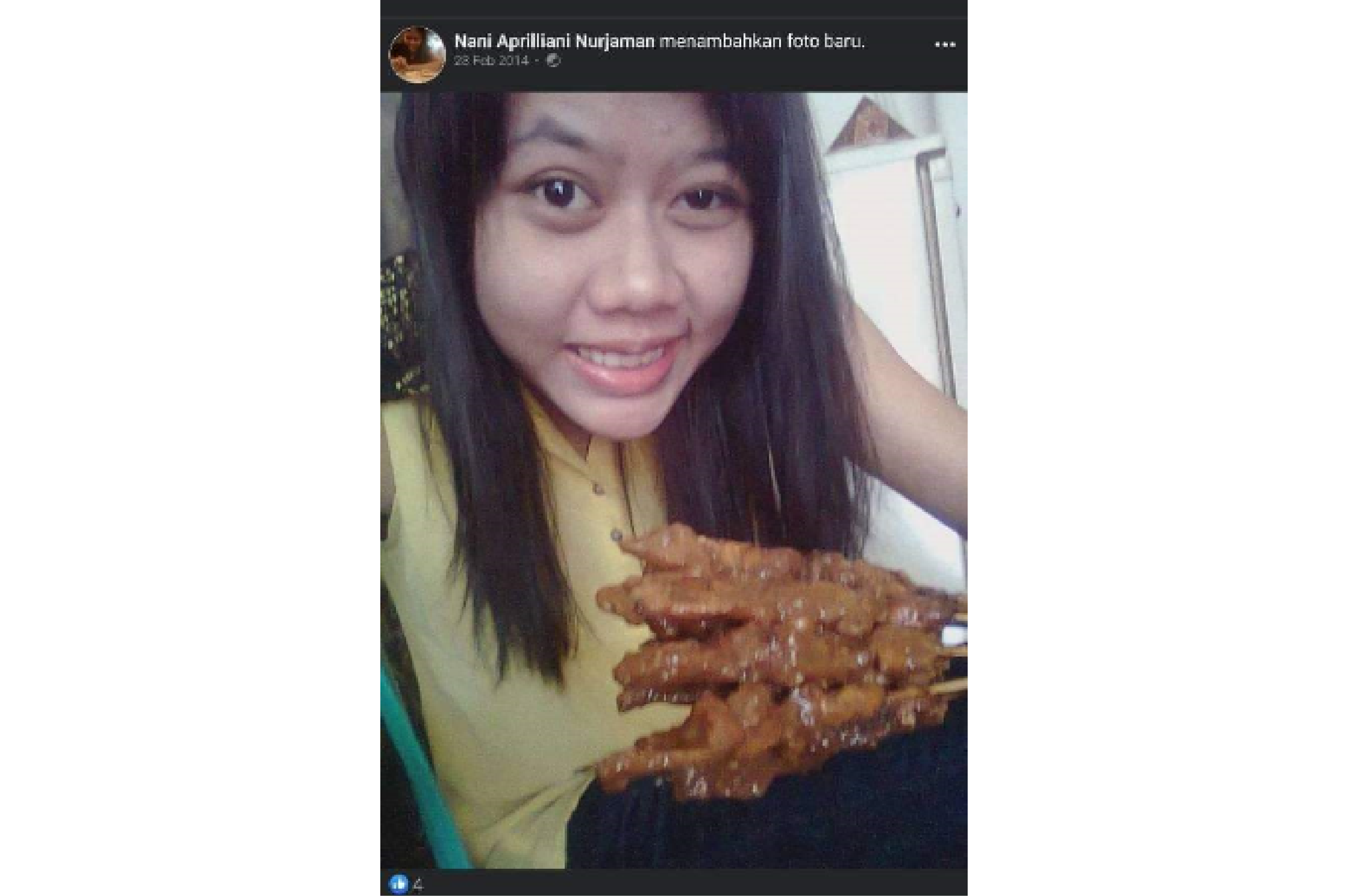 Pelaku sate beracun