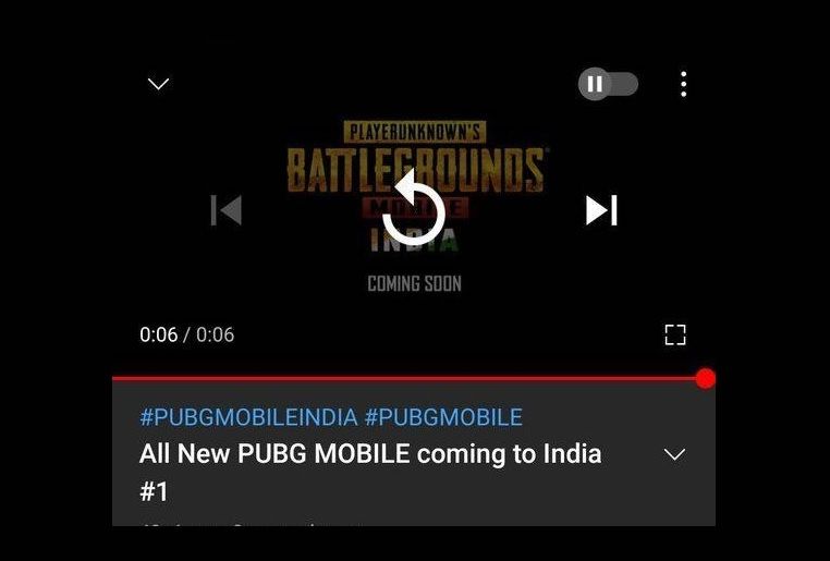 Video teaser PUBG Mobile India sepanjang 6 detik yang kini telah dihapus.