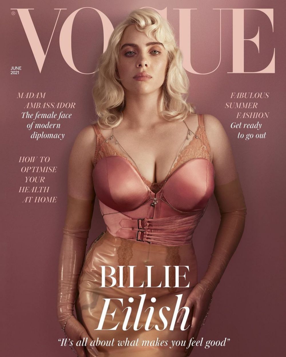 Billie Eilish jadi sampul Majalah Vogue
