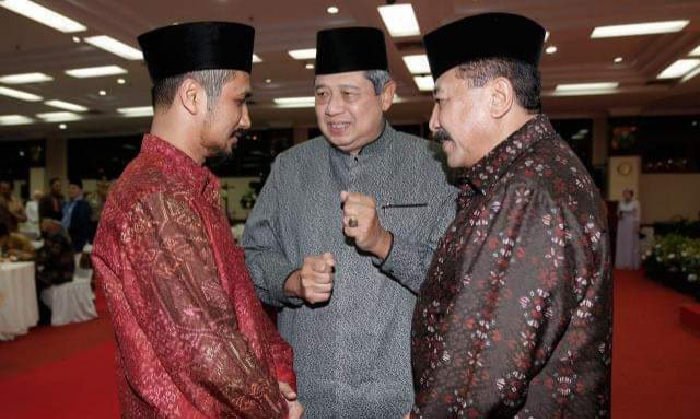 SBY, Abraham Samad, dan Timur Pradopo.