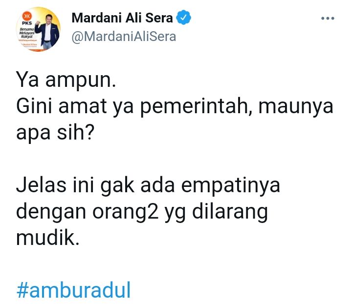Cuitan Twitter Mardani Ali Sera soal kedatangan WNA China ke Indonesia