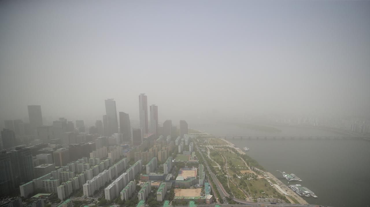Korea Selatan dihantam badai debu pasir putih