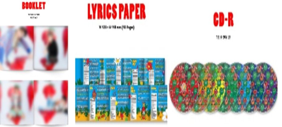 Booklet, Lyrics Paper dan CD-R NCT