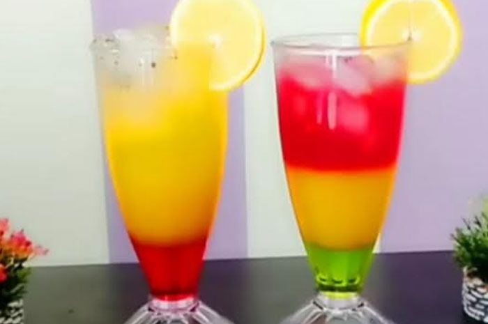 Resep Minuman Rainbow Soda Belajar Masak 