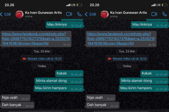 Ivan Gunawan menolak hampers dari Fadil Jaidi.