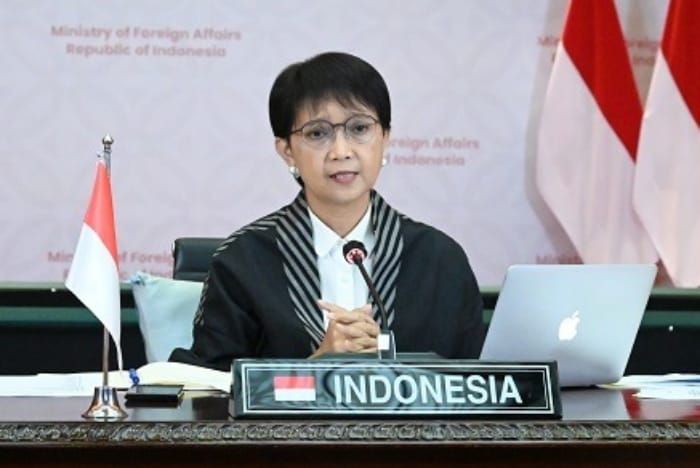 Menteri Luar Negeri Republik Indonesia (Menlu RI) Retno LP Marsudi.