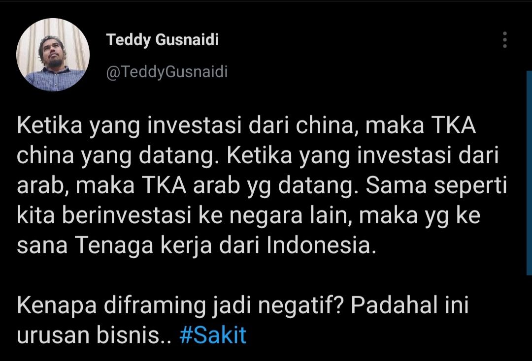 Cuitan Teddy Gusnaidi.