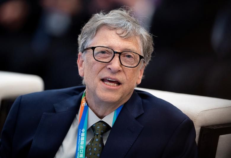 Pendiri Microsoft Bill Gates menghadiri forum China International Import Expo (CIIE) pertama di Shanghai pada 5 November 2018