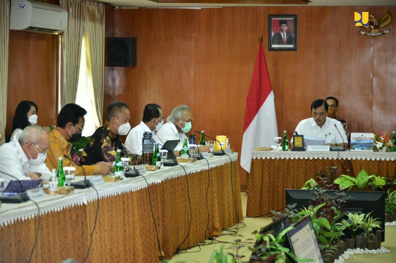 Rapat Koordinasi pengembangan DPSP Borobudur di Magelang, Kamis (20/5/2021).