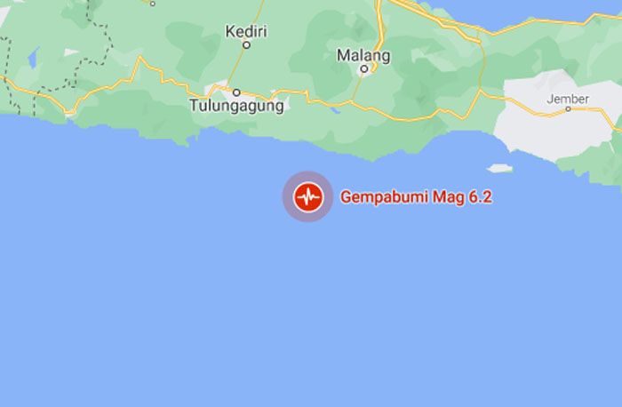 Breaking News Gempa Magnitudo 6 2 Terjadi Di Blitar Tidak Berpotensi Tsunami Pikiran Rakyat Solo Raya