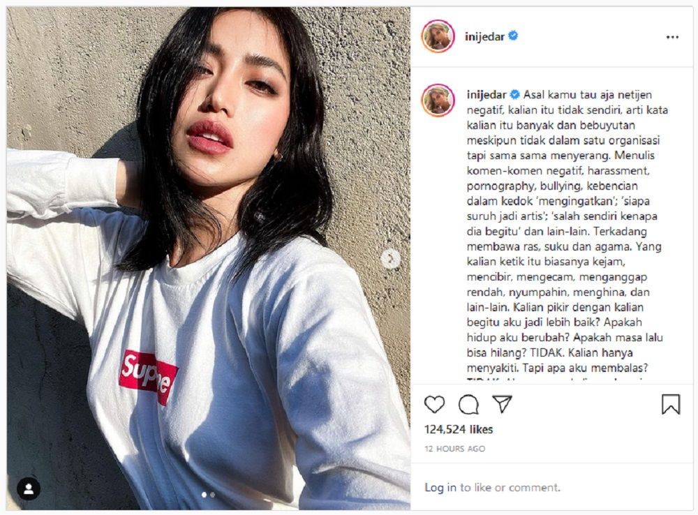 Jessica Iskandar Tanggapi Komentar Negatif Netizen: Aku Tetap Sayang