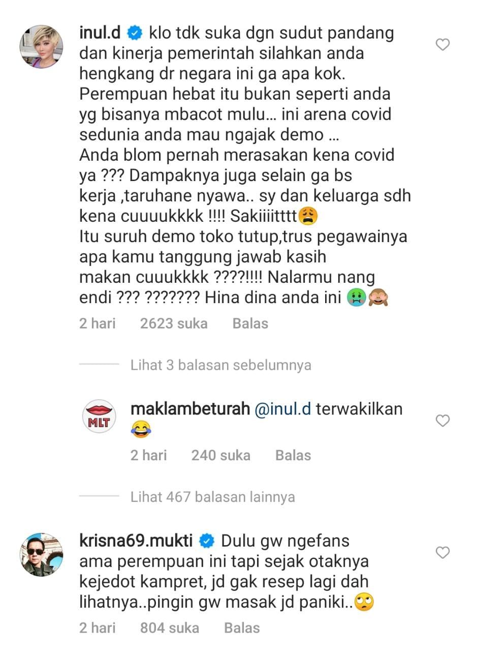 Komentar Inul Daratista dan Krisna Mukti soal dukungan aksi boikot oleh Neno Warisman