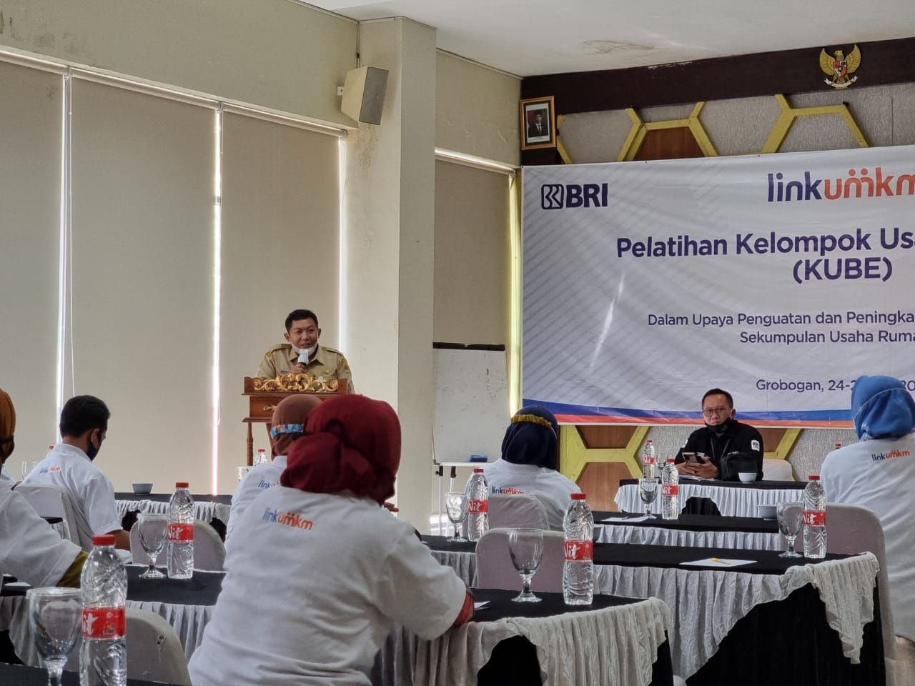 Bank BRI menggelar pelatihan dan pendampingan UMKM bersama KUBE di Kabupaten Grobongan Jawa Tengah dan luncurkan LinkUMKM.