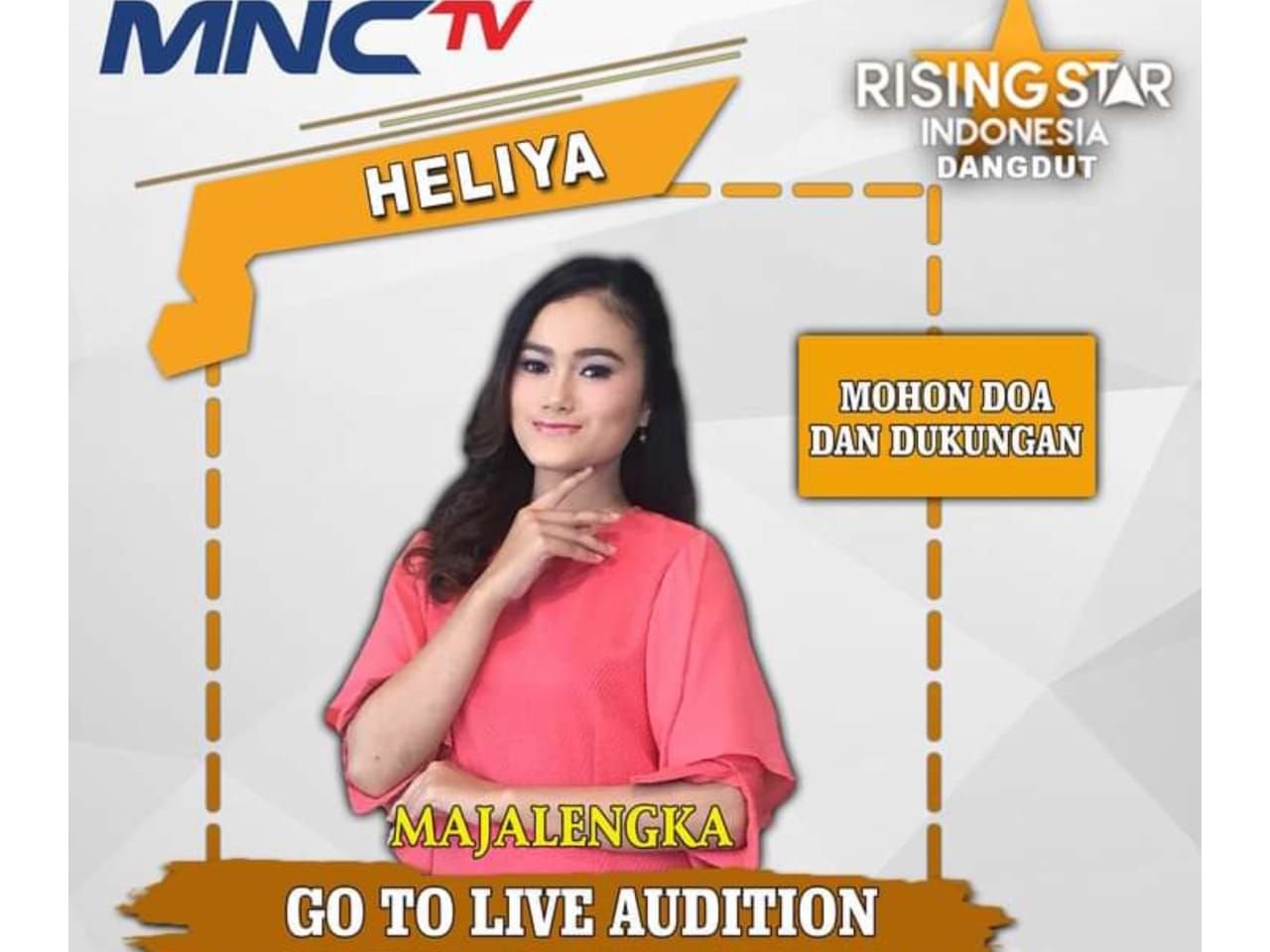 Biografi Profil Biodata Heliya Ramadhani - Rising Star Indonesia Dangdut