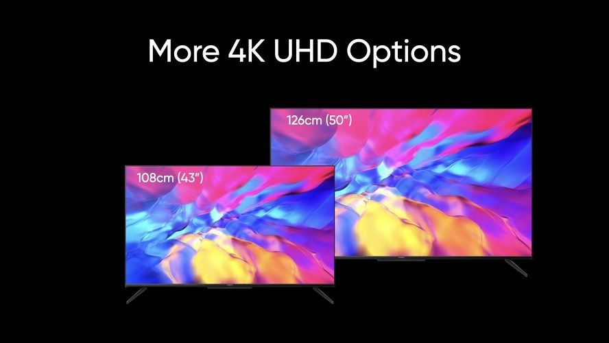 Realme meluncurkan Smart TV 4K barunya menemani Realme X7 Max 5G.