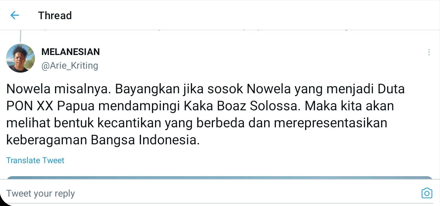 Komika Arie Kriting menyampaikan pendapatnya dan membandingkan penunjukkan Duta PON XX Papua 2021 dengan Duta Asian Games 2018.*
