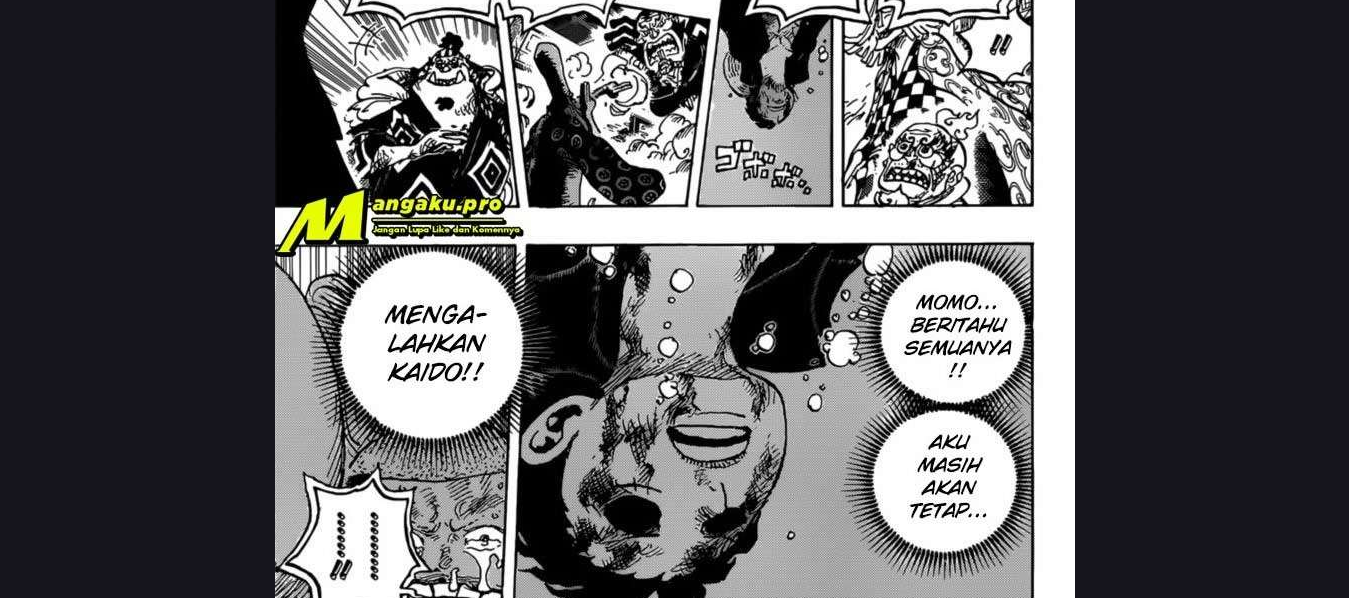 Link Baca One Piece Chapter 1015 Berbahasa Indonesia Gratis Kaido Tikam Kinemon Dengan Pedang Hingga Sekarat Qeluarga