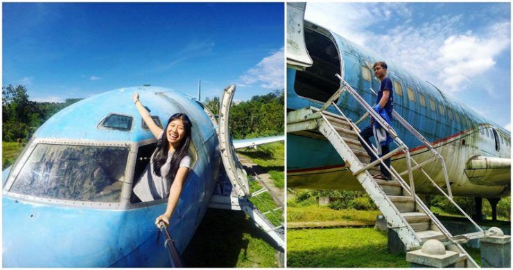 Spot foto di bangkai pesawat di lembah Kalipancur