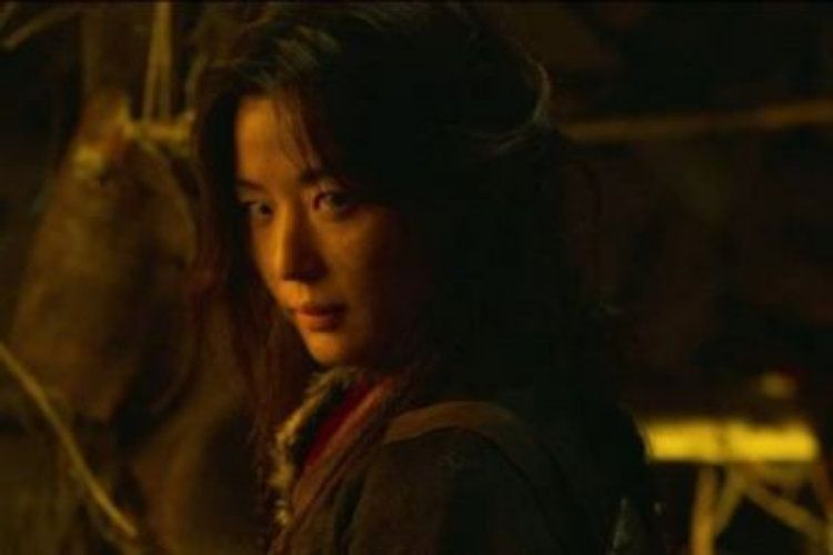 Jun Ji Hyun dalam episode spesial serial zombie, Kingdom, sebagai Ashin dari Utara (Kingdom: Ashin of the North).