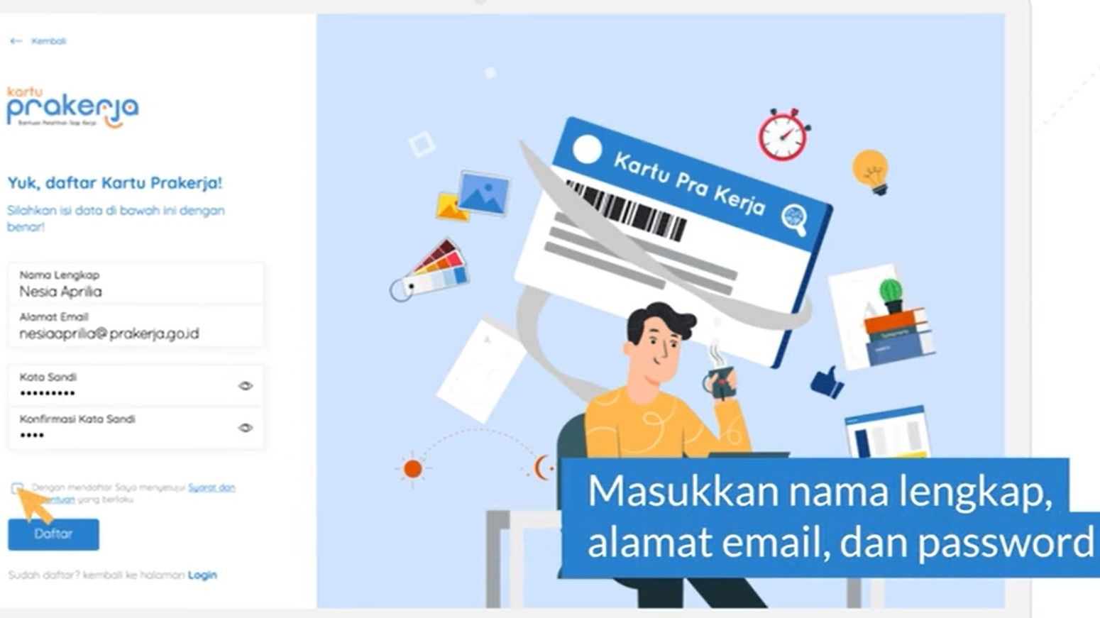 Cara Daftar Kartu Prakerja Gelombang 18 jika Dibuka Pakai NIK dan KK dengan Mudah di prakerja.go ...