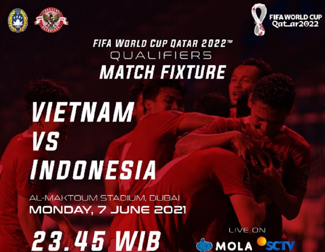 2021 indonesia vs vietnam Jadwal Timnas
