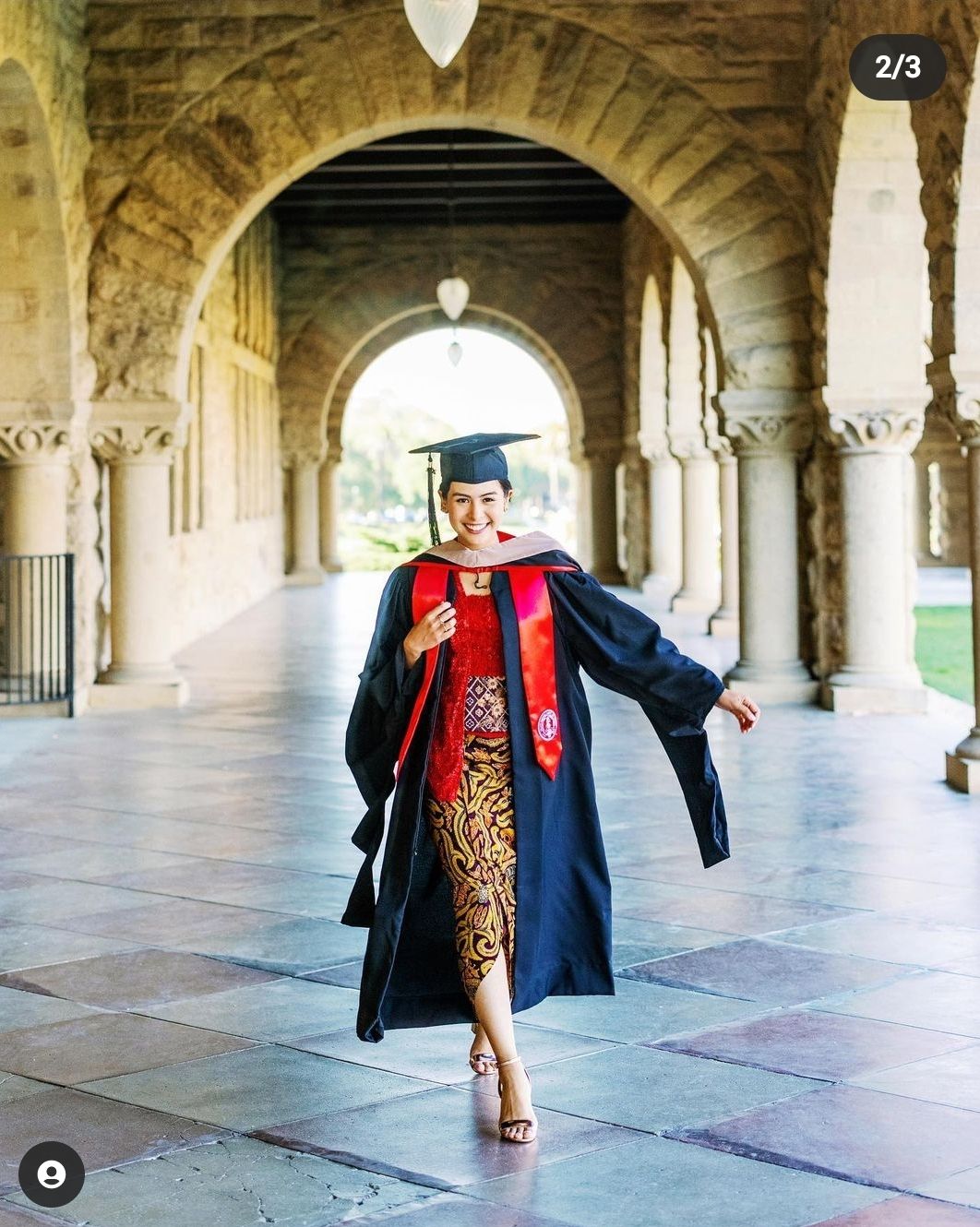 Maudy Ayunda lulus kuliah di Stanford University Amerika Serikat