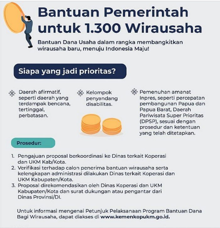 Simak Ini Syarat Dan Prosedur Untuk Dapatkan Bantuan Dana Usaha Dari Kemenkop Ukm Warta Sidoarjo