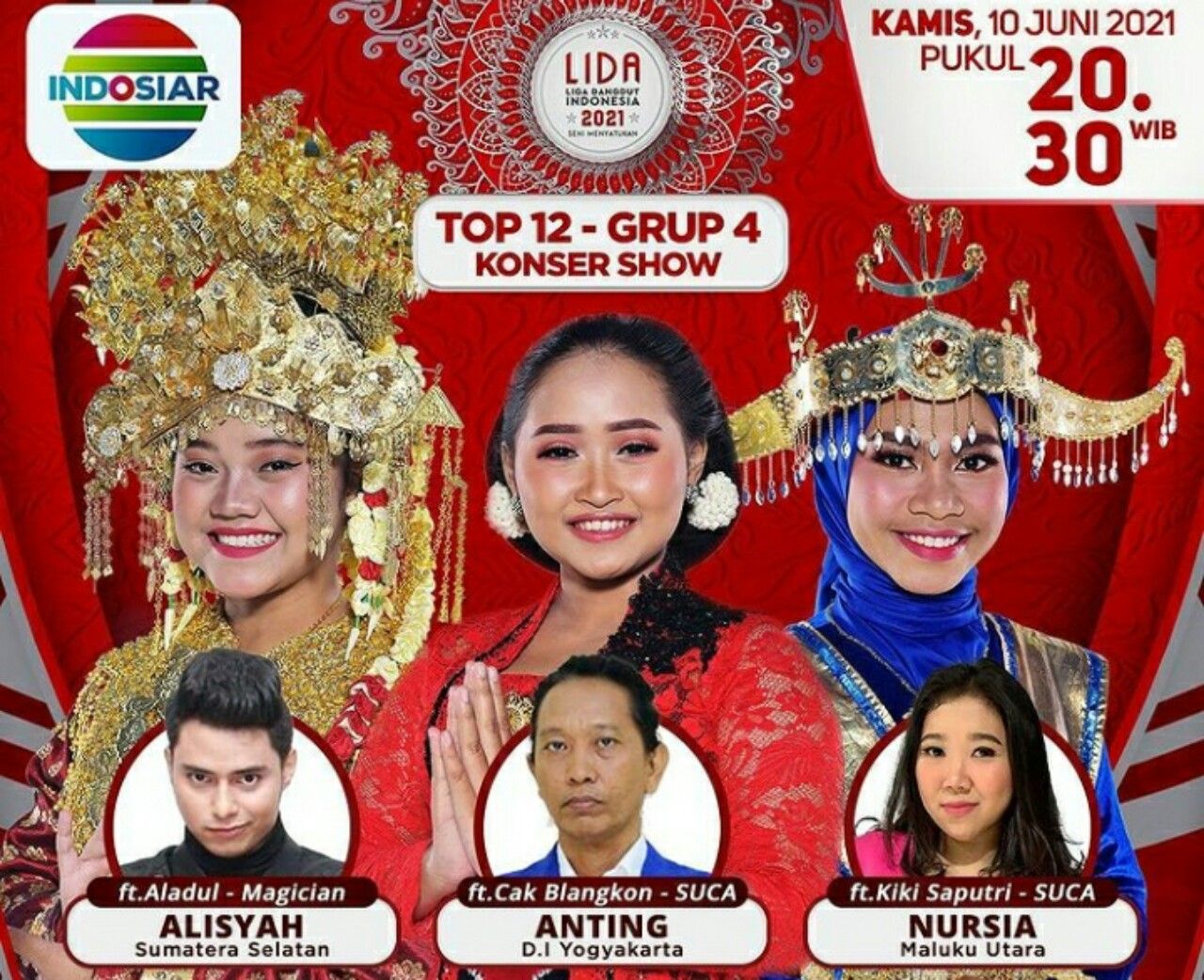 Live Streaming Indosiar Lida 2021 Top 12 Grup 4 Result Show Malam Ini 11 Juni 2021 Media Magelang [ 1042 x 1280 Pixel ]