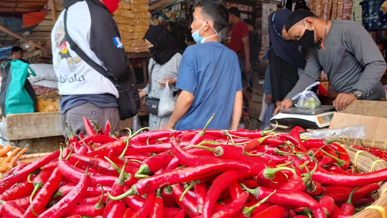 harga sembako di pasar palabuhanratu Kabupaten Sukabumi